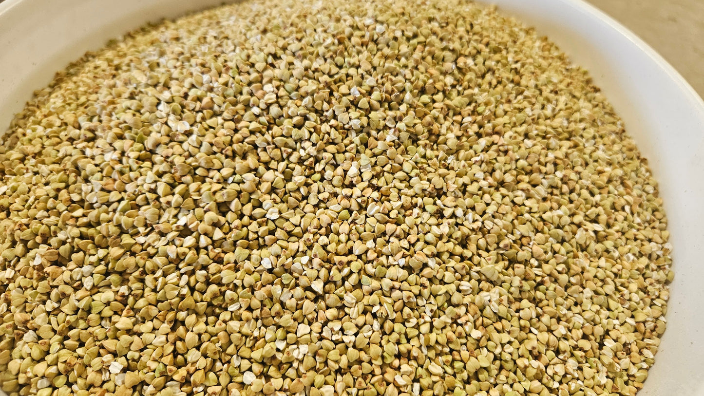 Farmer Bob's Organic Hulled Buckwheat Groats – USDA Organic, Non‑GMO, Farmer‑Direct, Glyphosate‑Free, Gluten‑Free Superfood trigo sarraceno organico Raw Buckwheat Groats Storage Bulk Bag