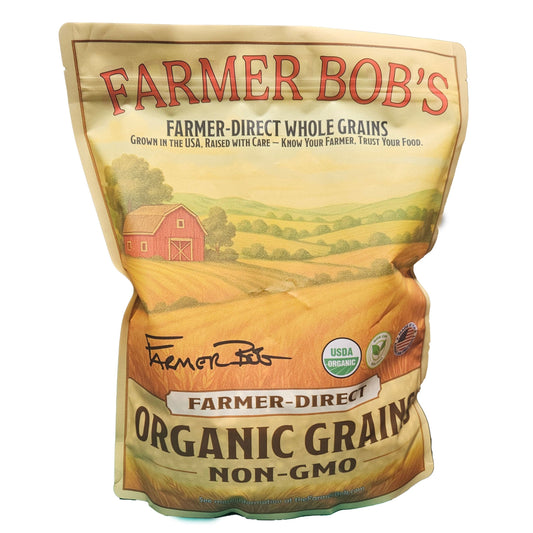 Hard Red Wheat Berries USDA Organic Non-GMO Farmer Bob's