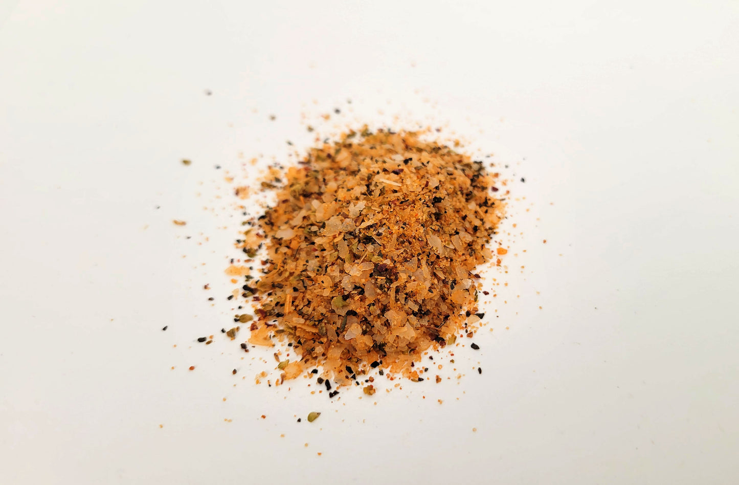 Tarro con sabor a palomitas de maíz con mezcla de sal con sabor a granja