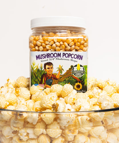 2lbs Mushroom Shaped Unpopped Popcorn Kernels