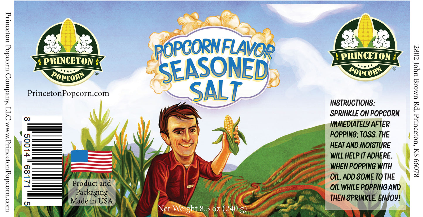Farmhouse Flavored Salt Blend Popcorn Flavor Jar
