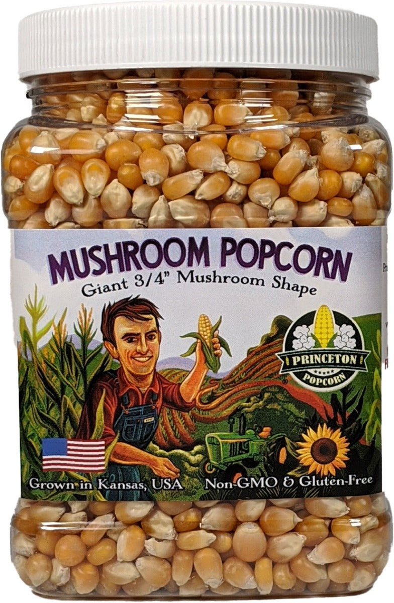 2lbs Mushroom Shaped Unpopped Popcorn Kernels