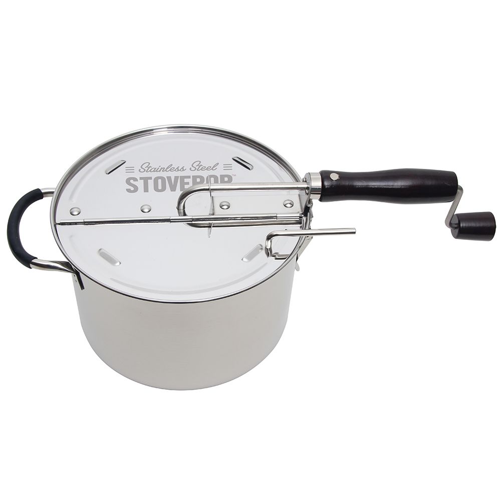 Stovetop Popcorn Popper - Heavy Duty for Mushroom Popcorn