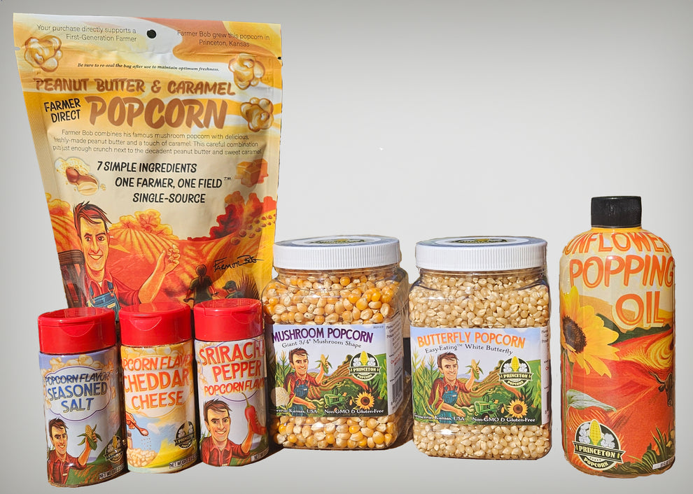 Princeton Popcorn Promo Package 1 Two Varieties, Three Flavors, Pop