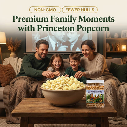 2 libras de granos de palomitas de maíz sin reventar en forma de hongo