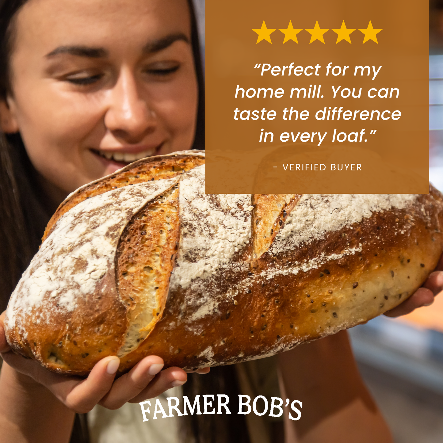 Hard Red Wheat Berries USDA Organic Non-GMO Farmer Bob's