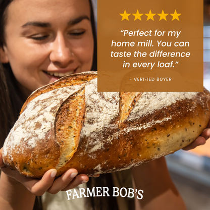 Hard Red Wheat Berries USDA Organic Non-GMO Farmer Bob's