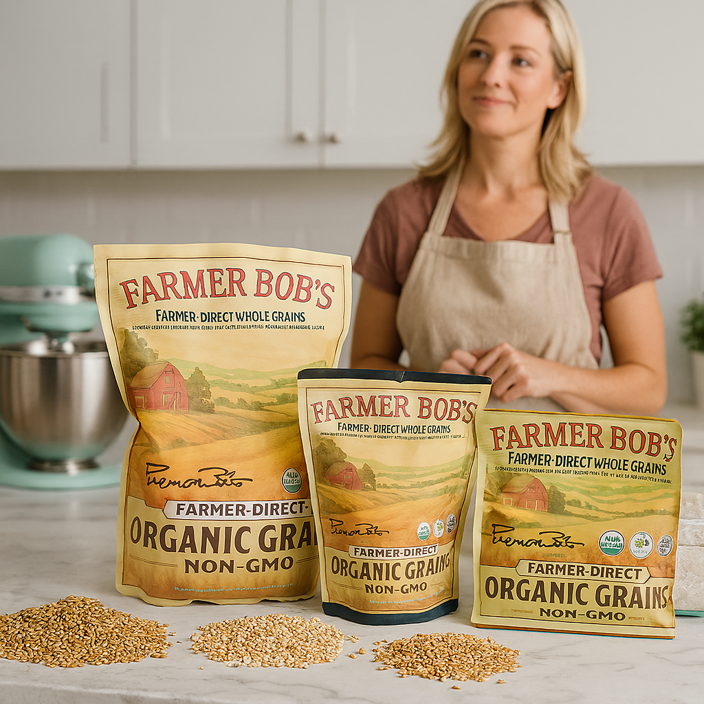 USDA Organic Oats Non-GMO Farmer Bob's Farmer-Direct