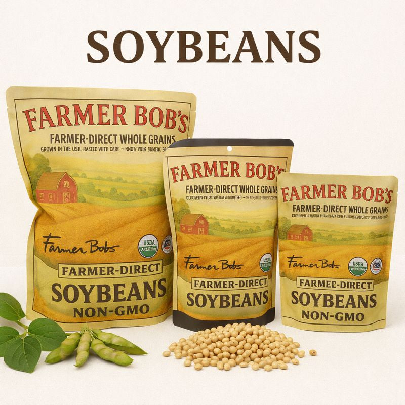 USDA Organic Soybeans Non-GMO Farmer Bob's Farmer-Direct