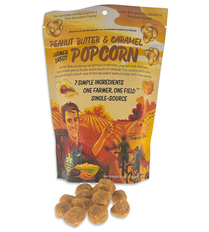 PuffyCrunch™ Peanut Butter and Caramel Popcorn 6 ounce Bag