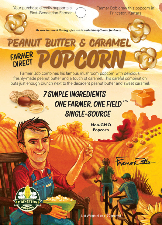 PuffyCrunch™ Peanut Butter and Caramel Popcorn 6oz Bag