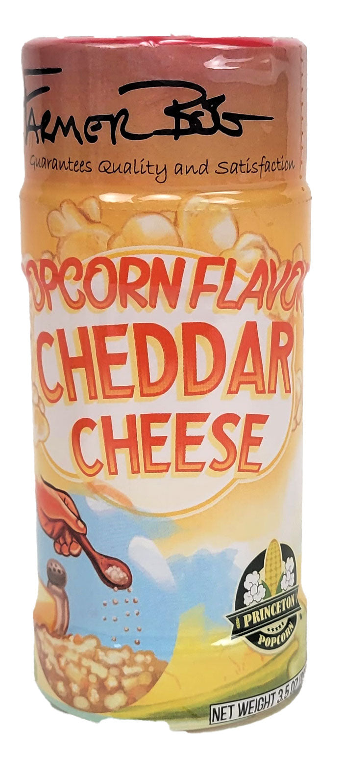 Pot de poudre à saveur de pop-corn au fromage cheddar