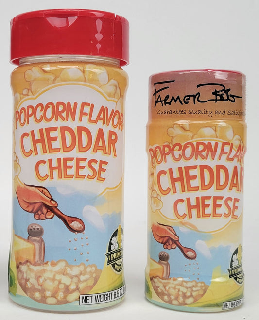 Cheddar Cheese Popcorn Flavor Powder Jar