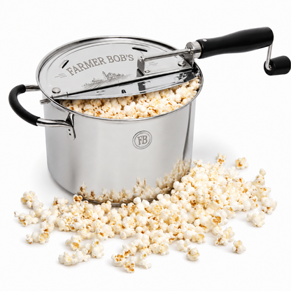 Máquina para hacer palomitas de maíz para estufa, resistente para palomitas de maíz con champiñones