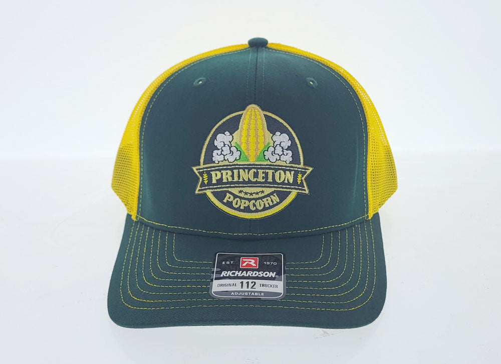 Gorra de granjero Princeton Popcorn Snapback con parche bordado