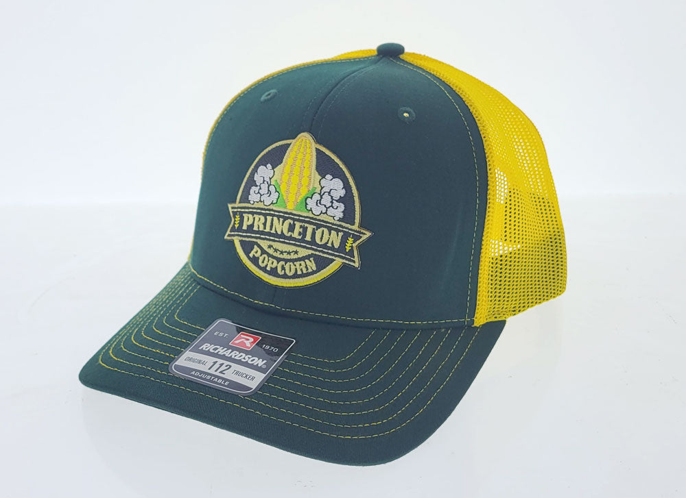 Princeton Popcorn Snapback Farmer Cap with Embroidered Patch Hat