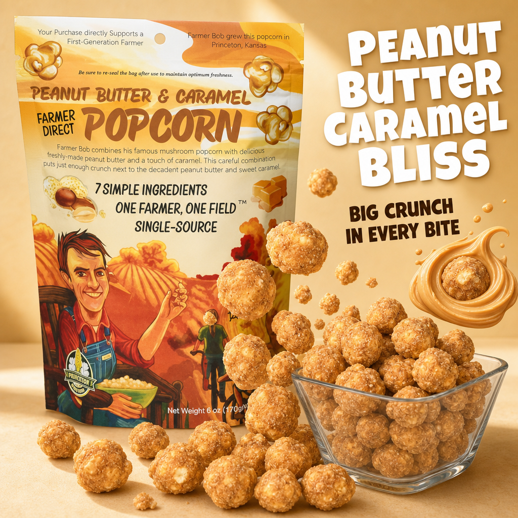 PuffyCrunch peanut butter caramel bliss - big crunch in every bite