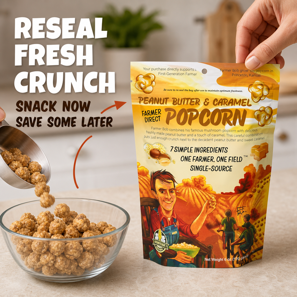 Reseal fresh crunch - snack now, save some later with the zip bag