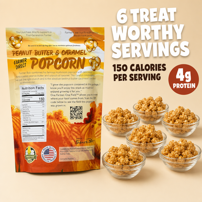 6 treat-worthy servings - 150 calories and 4g protein per serving