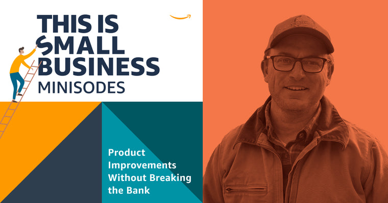 This Is Small Business podcast cover art for the episode Product Improvements Without Breaking the Bank, featuring Farmer Bob