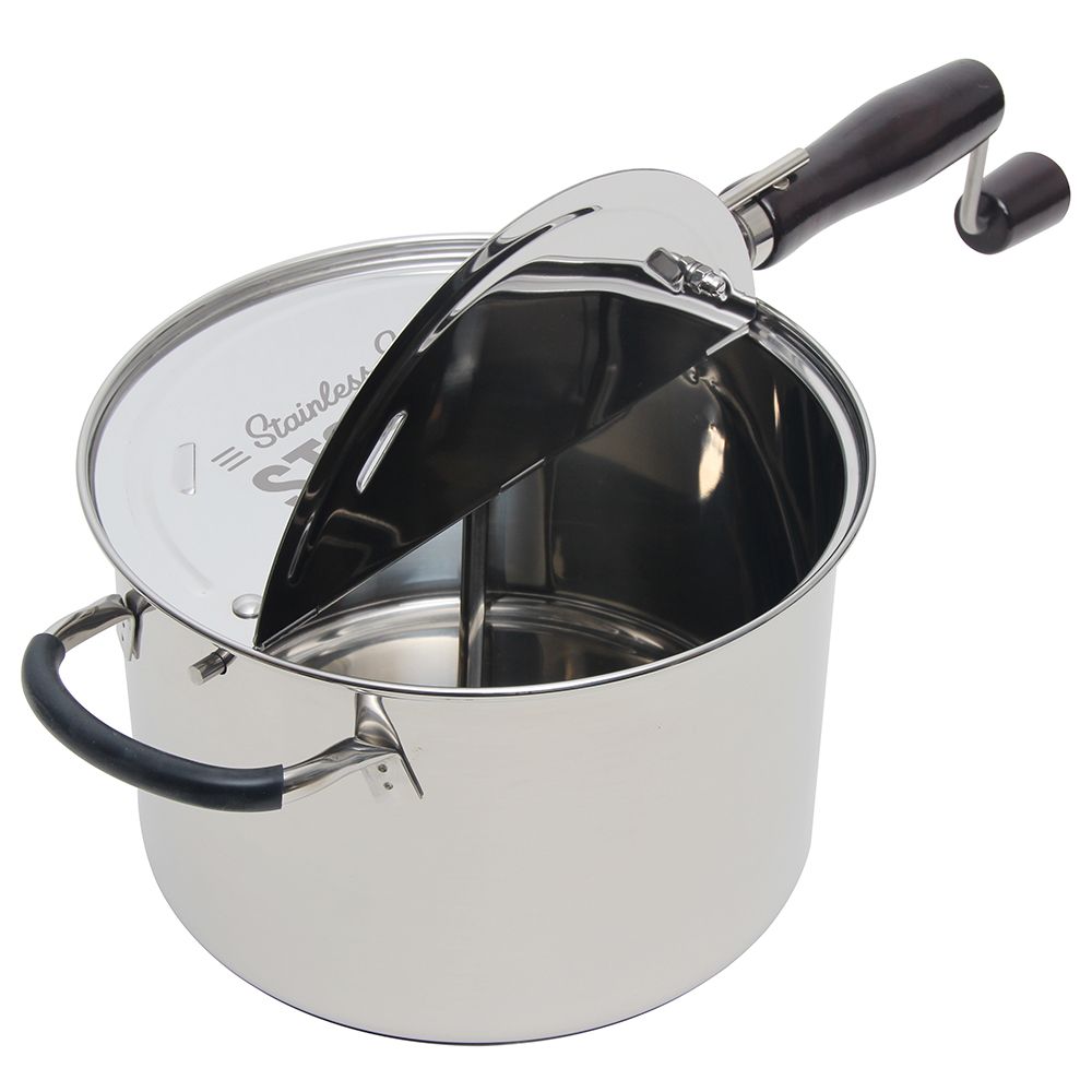 Stovetop Popcorn Popper - Heavy Duty for Mushroom Popcorn